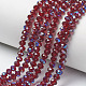 Electroplate Glass Beads Strands US-EGLA-A034-T6mm-I13-1