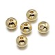 Brass Beads US-KK-F0317-4mm-01G-NR-1