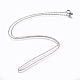 304 Stainless Steel Cable Chain Necklaces US-NJEW-P248-01P-1