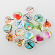 Tree of Life Printed Half Round/Dome Glass Cabochons US-GGLA-A002-18mm-GG-1