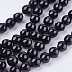 Natural Black Onyx Beads Strands US-G-H1567-10MM-1