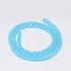Faceted Rondelle Glass Beads Strands US-GLAA-I033-3mm-06-2