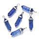 Synthetic Mixed Gemstone Pointed Pendants US-G-F295-03-2
