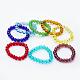 Round Glass Stretch Bracelets US-BJEW-F235-04-1