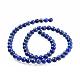 Natural Lapis Lazuli Bead Strands US-G-G953-01-6mm-2