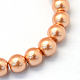 Baking Painted Pearlized Glass Pearl Round Bead Strands US-HY-Q003-6mm-33-2