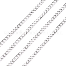 304 Stainless Steel Curb Chains US-CHS-F003-17P-C