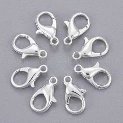 Zinc Alloy Lobster Claw Clasps US-E105-S