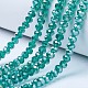 Electroplate Glass Beads Strands US-EGLA-A034-T10mm-B04-1