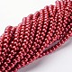 Glass Pearl Beads Strands US-HY-6D-B73-3