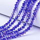 Electroplate Glass Beads Strands US-EGLA-A034-T8mm-B15-1