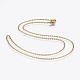 304 Stainless Steel Cable Chain Necklaces US-NJEW-F248-23A-G-1