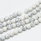 Synthetic Howlite Beads Strands US-G-T053-8mm-01-1-1