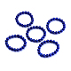 Natural Dyed Lapis Lazuli Beaded Stretch Bracelet US-BJEW-F203-11-1