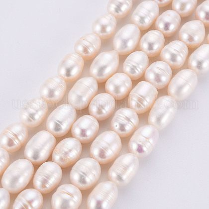 Natural Cultured Freshwater Pearl Beads Strands US-PEAR-Q015-036B-01-1