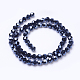 Electroplate Glass Beads Strand US-EGLA-J042-8mm-F01-3