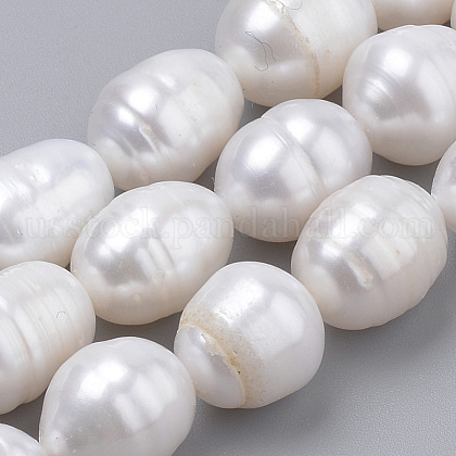 Natural Cultured Freshwater Pearl Beads Strands US-PEAR-S012-43-1
