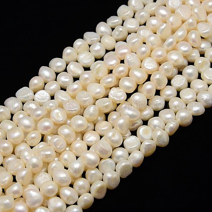 Grade A Natural Cultured Freshwater Pearl Beads Strands US-PEAR-L001-D-01-1