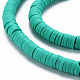 Handmade Polymer Clay Bead Strands US-CLAY-T002-6mm-50-3