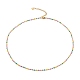 304 Stainless Steel Enamel Twisted Chain Necklaces US-NJEW-JN03154-1