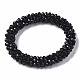 Faceted Opaque Glass Beads Stretch Bracelets US-BJEW-S144-002E-01-2