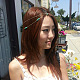 Hot Summer Fashion Women Bohemian Metal Head Chain Forehead Dance Headbands Hair Jewelry US-OHAR-R150-07-2