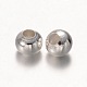 Silver Color Plated Iron Round Spacer Beads US-X-E188Y-S-2