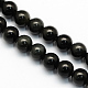 Natural Obsidian Round Beads Strands US-G-S156-10mm-1