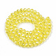 Electroplate Glass Beads Strands US-EGLA-A034-T4mm-B21-2