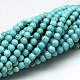 Natural Magnesite Beads Strands US-TURQ-G103-6mm-01-4