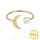Synthetic Opal Cuff Rings US-RJEW-AA00823-06G-6