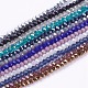 Glass Beads Strands US-GLAA-F076-3