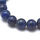 Natural Lapis Lazuli Bead Stretch Bracelets US-BJEW-K212-B-047-2