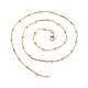 Brass Satellite Chains Necklace for Women US-NJEW-P265-05G-3