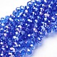 Electroplate Glass Beads Strands US-EGLA-D020-8x5mm-79-1
