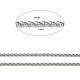 304 Stainless Steel Rolo Chains US-STAS-M032-42P-3.8mm-2