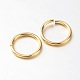 Eco-Friendly PVD Vacuum Plating & Long-Lasting Plated Brass Open Jump Rings&nbsp;US-KK-E663-5mm-G-2
