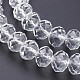 Faceted Rondelle Handmade Glass Beads US-G02YI011-2