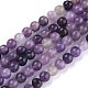 Natural Lepidolite/Purple Mica Stone Beads Strands US-G-K415-4mm-2