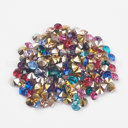 Grade AAA Pointed Back Resin Rhinestones US-X-CRES-R120-2.0mm-M-1