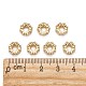 Brass Cubic Zirconia European Beads US-ZIRC-F001-101G-4