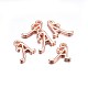 Rose Gold Plated Alloy Letter Pendants US-PALLOY-P097-05-3