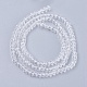 Transparent Glass Beads Strands US-GLAA-R029-4mm-10A-2