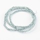 Electroplate Glass Beads Strands US-EGLA-P018-2mm-PL-A02-2