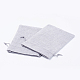 Polyester Imitation Burlap Packing Pouches Drawstring Bags US-ABAG-R004-14x10cm-09-2