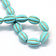 Synthetic Turquoise Gemstone Bead Strands US-X-TURQ-S282-16-3