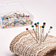 Multicolor 1 Box Length 37mm Round Ball Map Tacks Push Pins with Needle Points US-FIND-N0002-001-B-6