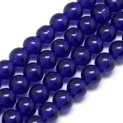Glass Beads Strands US-GR8mm25Y-1