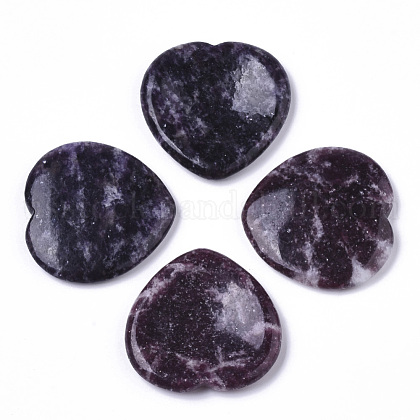 Natural Lepidolite Thumb Worry Stone US-G-N0325-01D-1