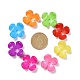 Opaque Acrylic Flower Bead Caps US-SACR-Q099-M19-4